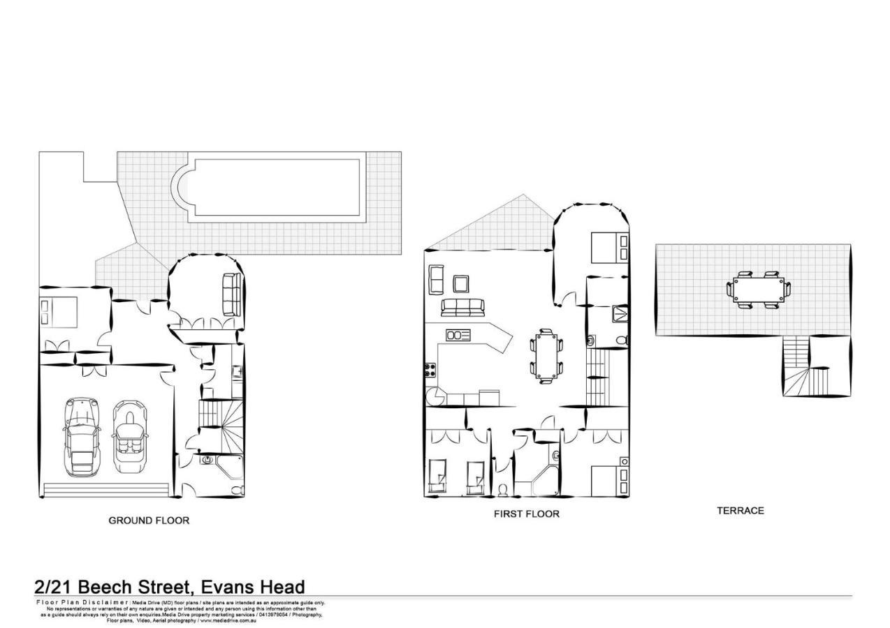 شقة The Sails - Unit 2 - 21 Beech Street إيفانز هيد المظهر الخارجي الصورة